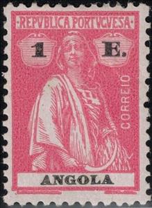 Stamp, Ceres, Angola,  , Agriculture, Crops, Gods and goddesses, Mythology, Tools