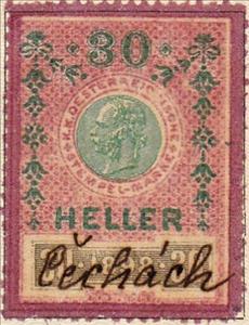 Stamp, Stempel Marke 1898 30 heller, Austria,  , Numbers