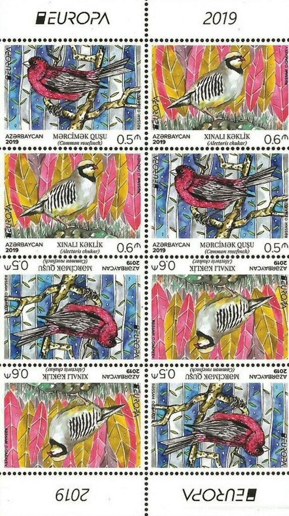 Europa 2019 - National Birds