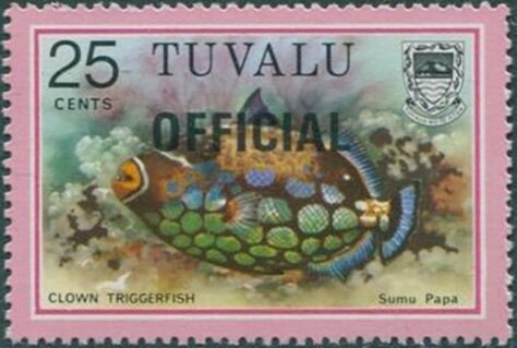 Clown Triggerfish Overprinted OFFICIAL