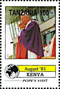 Papal Visit in Kenya (August 1985)