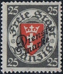 Dienstmarke overprints