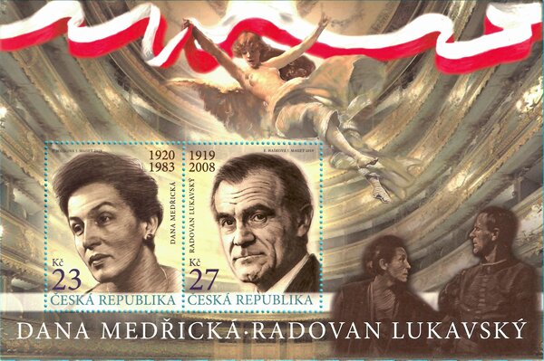 Dana Medřická and Radovan Lukavský