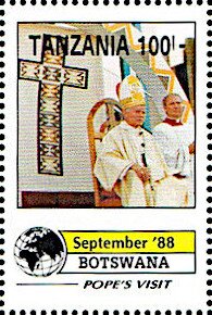 Papal Visit in Botswana (September 1988)