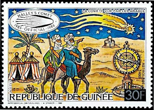 The Comet above Arabia