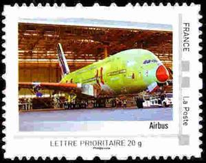 Stamp, Midi-Pyrénés, France,  , Aircraft, Industry