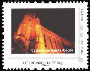 Stamp, Albi, France,  , Churches - Cathedrals - Basilicas - Chapels, Townscapes / City Views