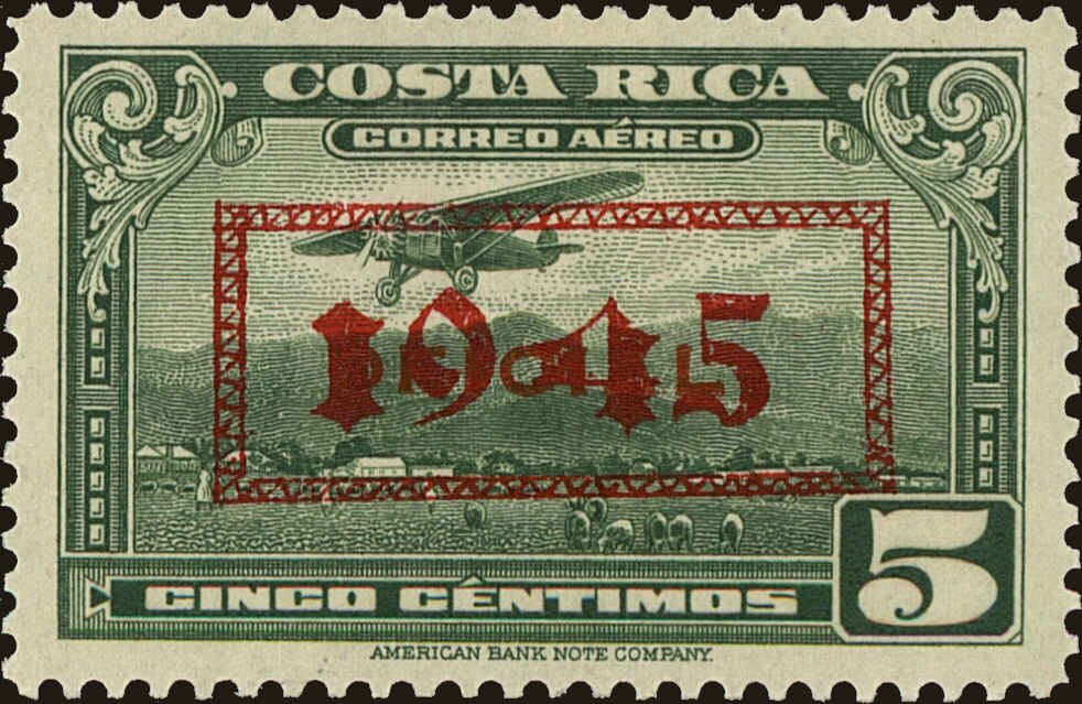 Official stamps with overprint in red or black