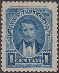Stamp, President Vicente Rocafuerte, Ecuador,  