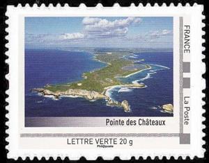 Stamp, Guadelope, France,  , Landscapes