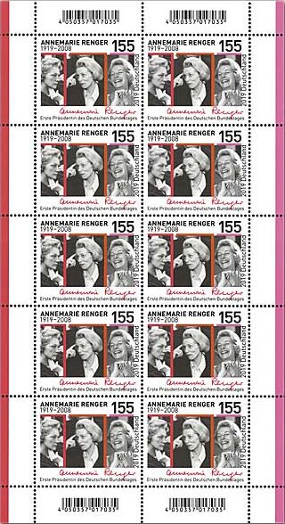 Centenary of Birth of Annemarie Renger