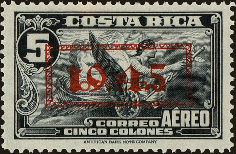 Official stamps with overprint in red or black