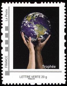 Stamp, Let's act for the climate, France,  