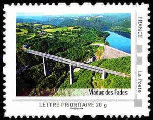 Stamp, Auvergne, France,  , Bridges, Landscapes