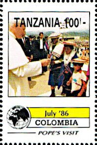 Papal Visit in Colombia (July 1986)