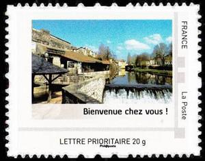Stamp, Bienvenue chez vous !, France,  , Water