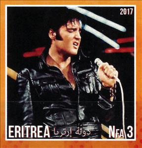 Stamp, The King of Rock,n Roll - Elvis Presley, Cinderellas,  , Famous People, Singers