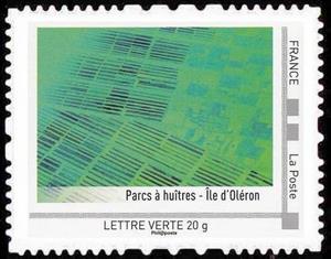 Stamp, Atlantic islands, France,  , Landscapes