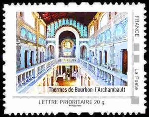 Stamp, Auvergne, France,  , Buildings