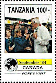 Papal Visit in Canada (September 1984)