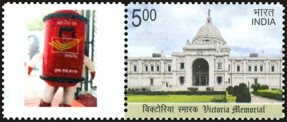 Greetings stamps - Victoria Memorial, Kalkutta