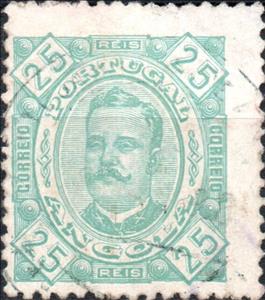 Stamp, King Carlos I., Angola,  , Famous People, Heads of State, Kings, Men, Royalty