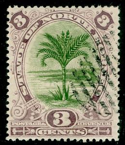 Stamp, Sago Palm, North Borneo,  , Palm-trees