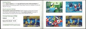Booklet Pane, Christmas 2019, Ireland,  , Christmas, Mailboxes