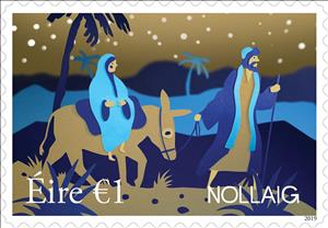 Stamp, Christmas 2019, Ireland,  , Christmas