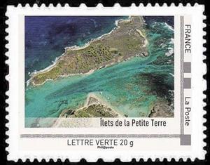 Stamp, Guadelope, France,  , Islands, Landscapes