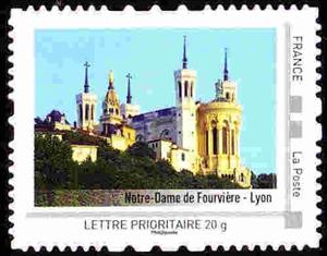 Stamp, Rhône-Alpes, France,  , Churches - Cathedrals - Basilicas - Chapels