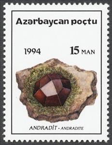 Stamp, Andradit, Azerbaijan,  , Minerals