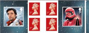 Booklet Pane, Star Wars (Series III) Self-Adhesive Booklet, United Kingdom of Great Britain & Northern Ireland,  , Actors, film, Science Fiction, Star Wars