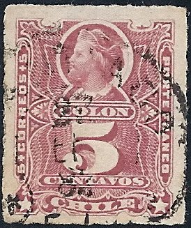 Stamp, Christopher Columbus (1451-1506), Chile,  , Famous People