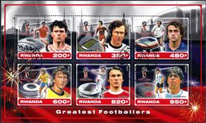 Mini Sheet, Greatest Footballers, Cinderellas,  , Famous People, Football (Soccer), Sports