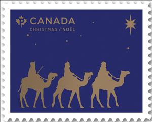Stamp, Three Wise Men, Canada,  , Camels, Christmas