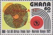 First All-Africa Trade Fair Overprinted "BELGICA 72"