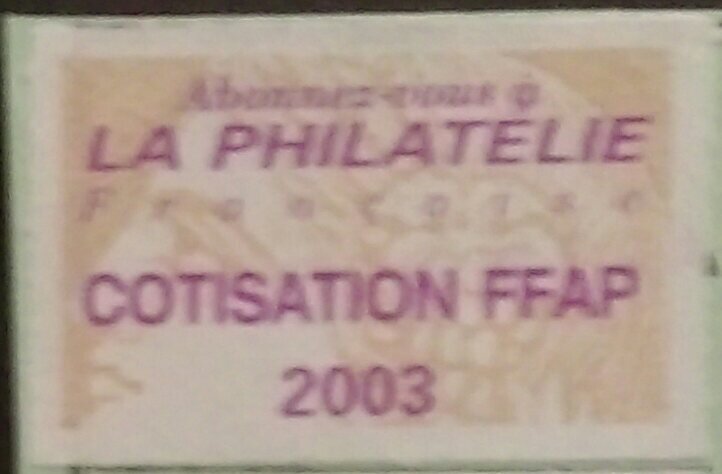 French Philatelic Association Subscription FFAP