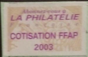Stamp, French Philatelic Association Subscription FFAP, Cinderellas,  , Clubs of Stamp Collectors