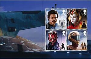 Booklet Pane, Star Wars (Series III) Prestige Booklet, United Kingdom of Great Britain & Northern Ireland,  , Actors, film, Science Fiction, Star Wars