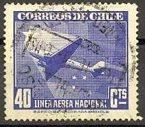 Plane and Star of Chile and Southern Cross