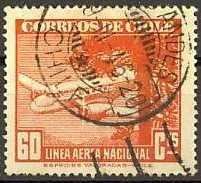 Stamp, Plane and Tree, Chile,  , Aviation, Aircrafts