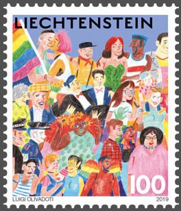 Stamp, Promotion of Diversity, Liechtenstein,  , Joint Issues