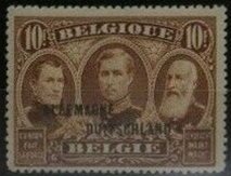 Surcharge "Allemagne Duitschland" on Three Kings