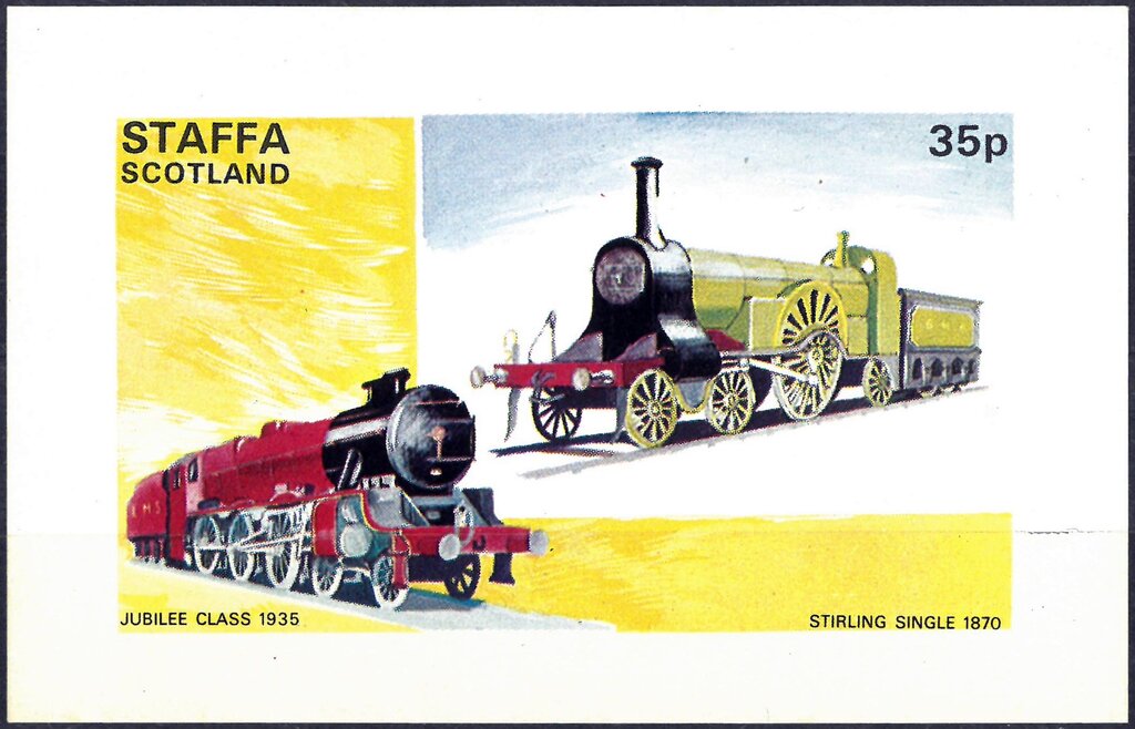 Stirling Single 1870 and Jubilee Class 1935