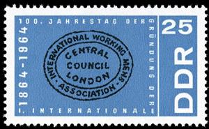 Stamp, International labour organisation, Germany, Democratic Republic,  