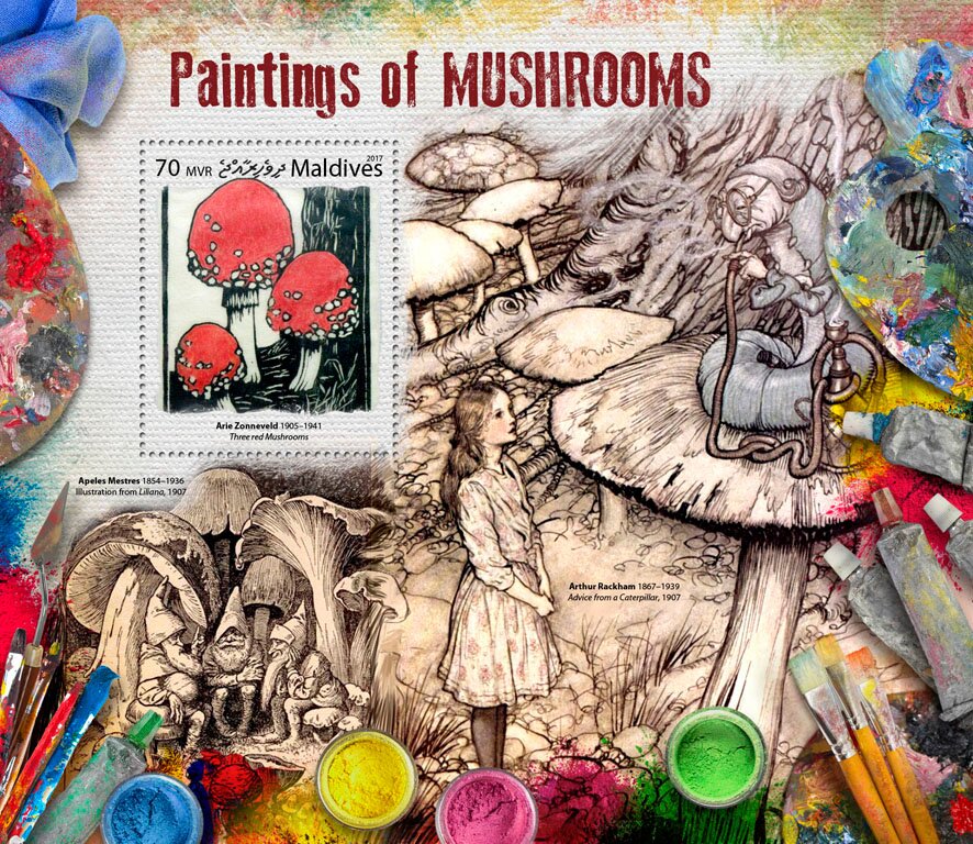 Paintings of Mushrooms