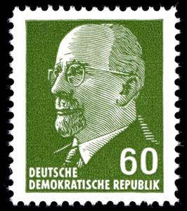 Stamp, Ulbricht, Walter, Germany, Democratic Republic,  , Famous People