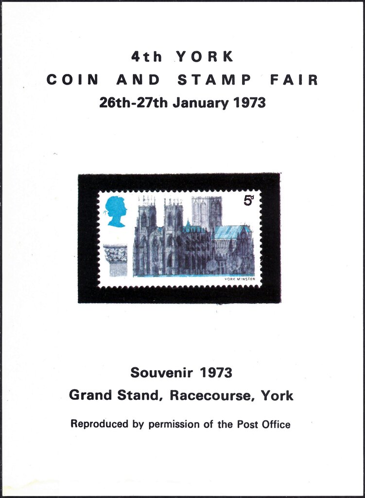 4th York Coin and Stamp Fair 26th-27th January 1973