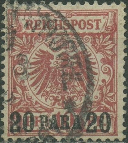 overprint on Reichpost